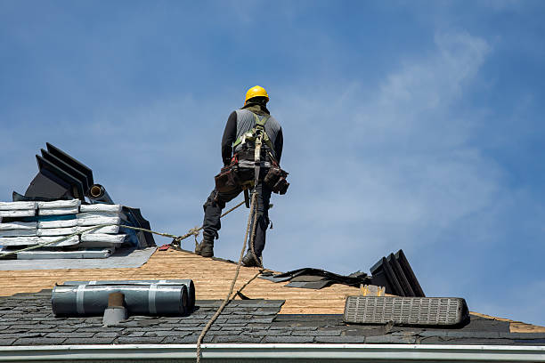 Professional Flat Roof Repair technician working in Manchester, MO